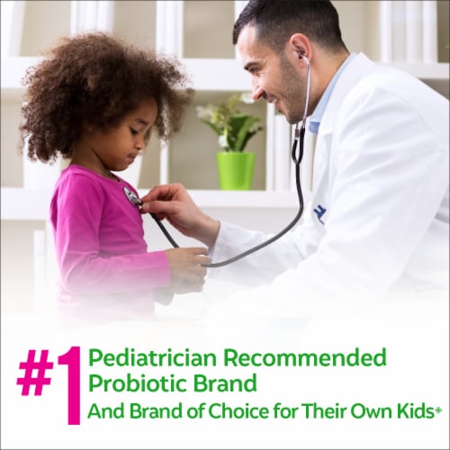 Culturelle® Kids Purely Probiotics® Bursting Berry Flavor Daily Chewable Tablets Perspective: left