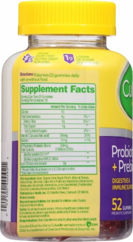 Culturelle Mixed Berry Probiotic Gummies Perspective: left