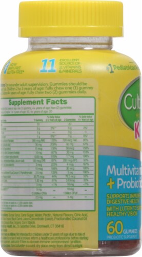 Culturelle® Kids Multivitamin + Probiotics Perspective: left