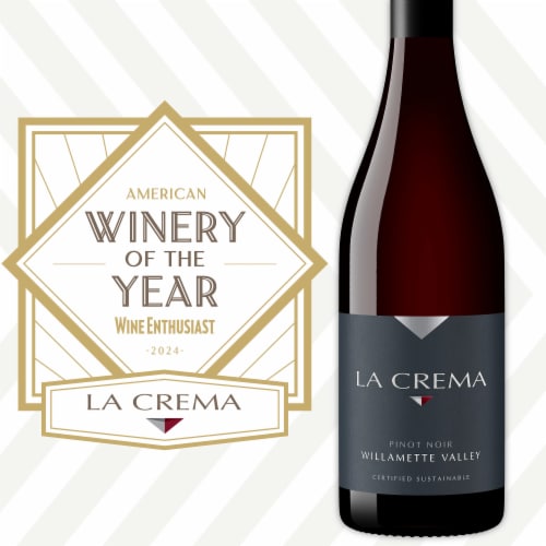 La Crema Willamette Valley Pinot Noir Oregon Red Wine Perspective: left