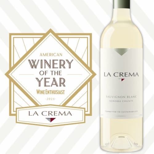 La Crema Sonoma County Sauvignon Blanc California White Wine Perspective: left