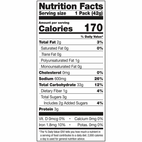 Snack Factory Pretzel Crisps Buffalo Wing Individual Snack Pack Perspective: left