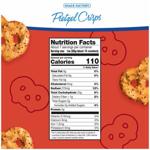 Snack Factory® Everything Pretzel Crisps Perspective: left