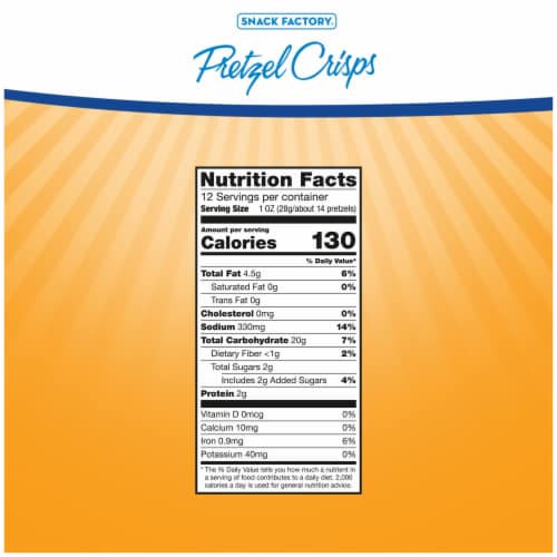 Snack Factory® Honey Mustard Pretzel Crisps Bites Perspective: left