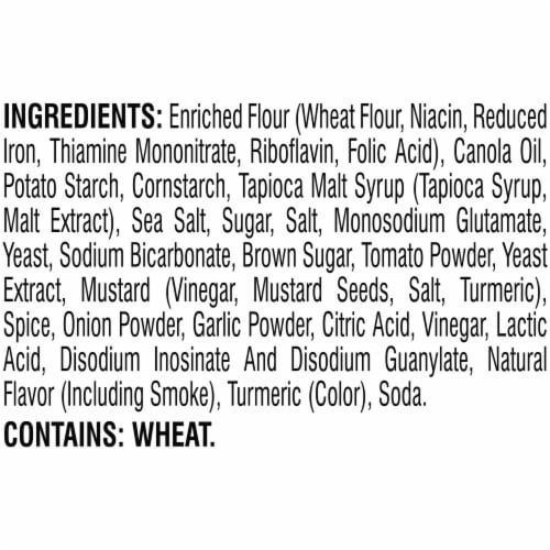 Snack Factory® Pop'ums Golden Mustard BBQ Pretzels Perspective: left