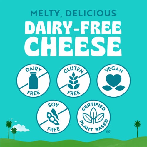 Follow Your Heart® Dairy Free Vegan American Style Sliced Cheese Perspective: left