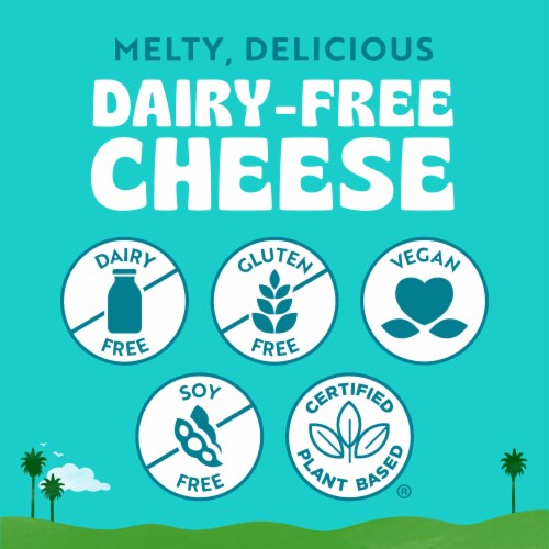 Follow Your Heart® Dairy Free Vegan American Style Sliced Cheese Perspective: left