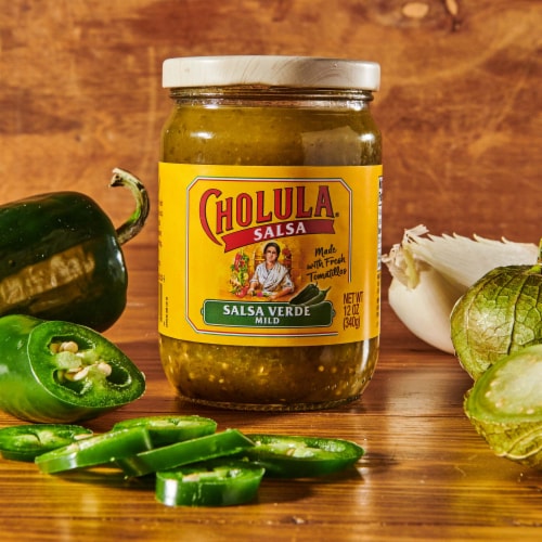 Cholula Salsa Verde - Mild Salsa Perspective: left
