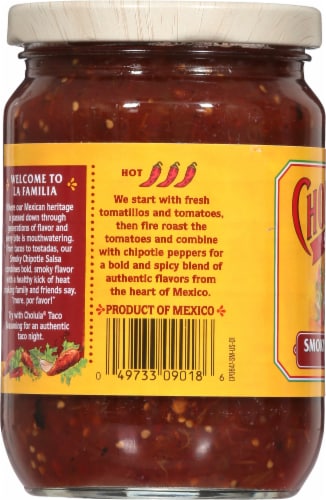 Cholula® Smoky Chipotle Hot Salsa Perspective: left