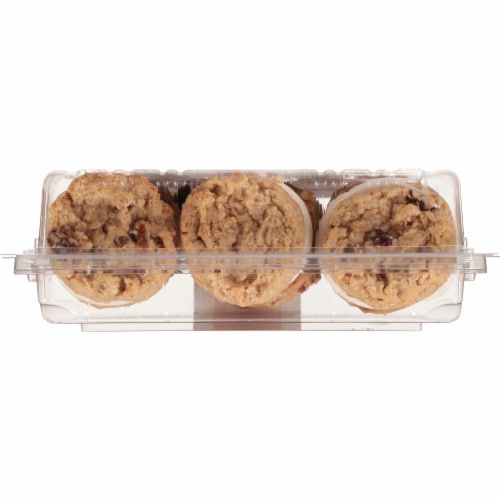 Our Specialty Oatmeal Raisin Sweet Middle Sandwich Cookies Perspective: left