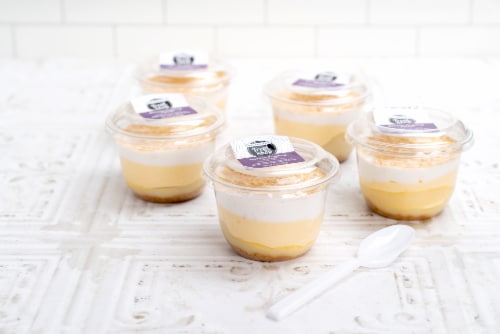 Our Specialty Banana Pudding Parfait Cup Perspective: left
