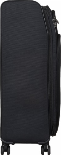 American Tourister 4 Kix 2.0 Spinner Luggage - Black Perspective: left