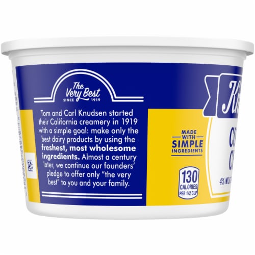 Knudsen Small Curd Cottage Cheese Perspective: left