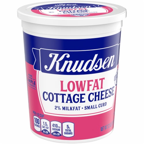 Knudsen Small Curd Lowfat Cottage Cheese Perspective: left