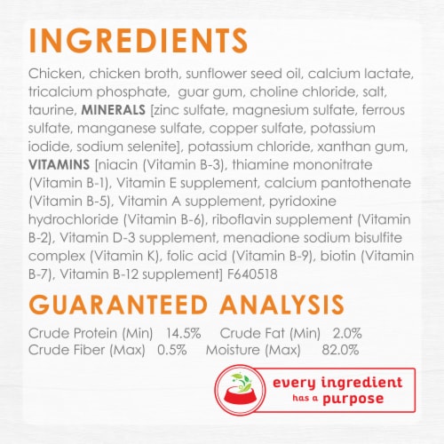 Fancy Feast® Purely Grain-Free Natural White Meat Chicken Entree Adult Wet Cat Food Perspective: left