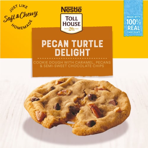Nestle® Toll House® Pecan Turtle Delight Cookie Dough Perspective: left