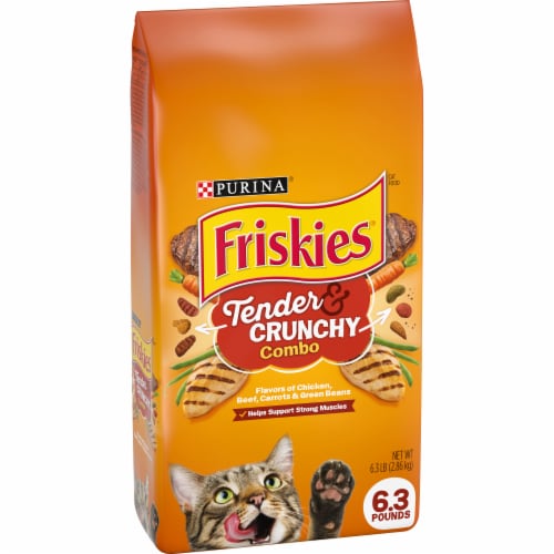 Friskies Tender & Crunchy Combo Dry Cat Food Perspective: left