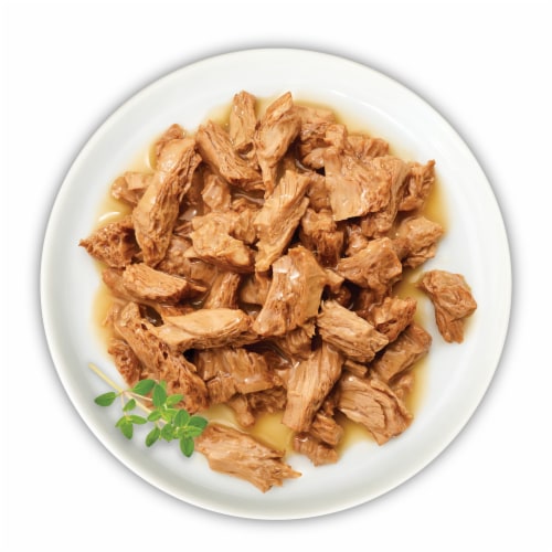 Purina Friskies Prime Filets Chicken and Tuna Dinner in Wet Cat Food Gravy Perspective: left