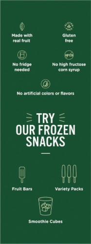 Outshine® Strawberry Coconut Yogurt Smoothie Pouch Perspective: left