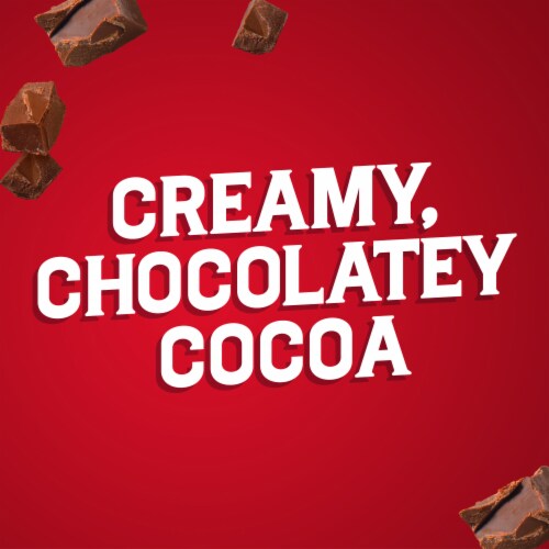 Nestle Hot Cocoa Rich Milk Chocolate Flavored Mix Powder Canister Perspective: left