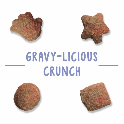 Friskies® Party Mix Turkey & Gravy Flavored Gravylicious Crunch Cat Treats Perspective: left