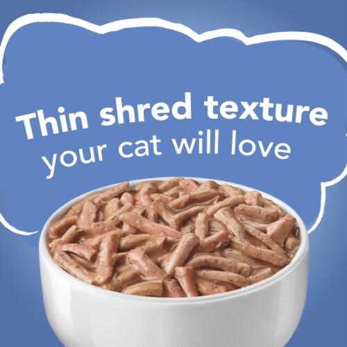 Purina Friskies Shreds Wet Cat Food Variety Pack Perspective: left