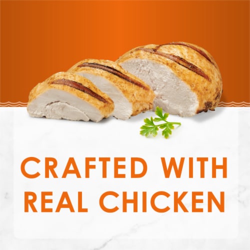 Purina Fancy Feast Savory Centers Wet Cat Food Pate with Chicken & a Gravy Center Perspective: left