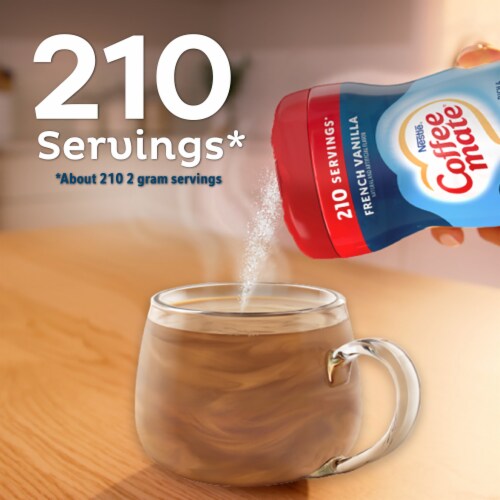 Nestle Coffee mate French Vanilla Powder Coffee Creamer Perspective: left