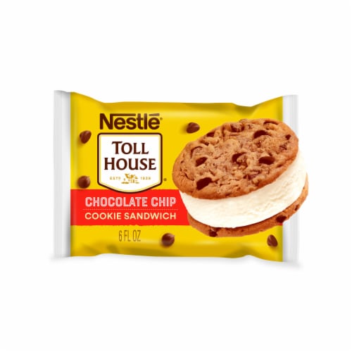 Nestle Toll House Chocolate Chip Cookie Sandwiches Perspective: left