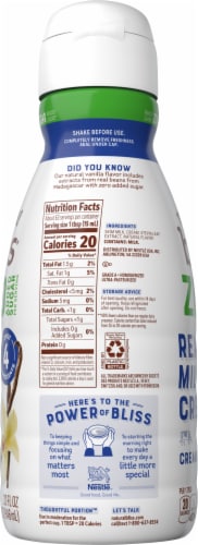 Nestle® Coffee Mate® Natrual Bliss® Sugar Free Vanilla Liquid Coffee Creamer Perspective: left