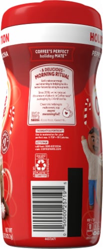 Nestle® Coffee Mate® Peppermint Mocha Non-Dairy Creamer Perspective: left