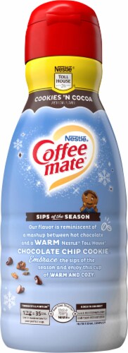 Coffee-mate Cookies 'N Cocoa Liquid Coffee Creamer Perspective: left