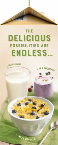 Natural Bliss Unsweetened Oat Milk Perspective: left