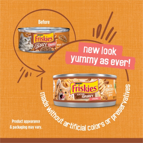 Friskies Extra Gravy Chunky with Chicken Wet Cat Food 5.5 oz