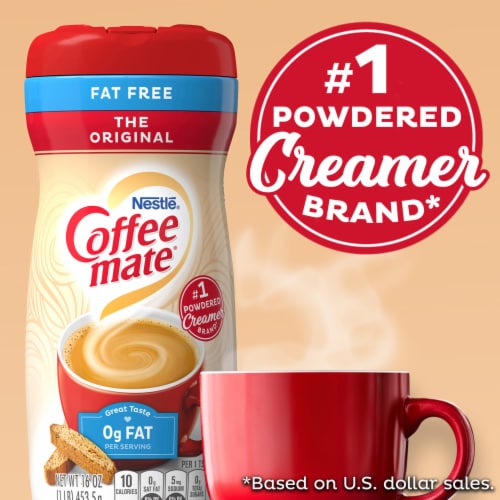 Nestle® Coffee Mate® Fat Free Original Powdered Coffee Creamer Perspective: left