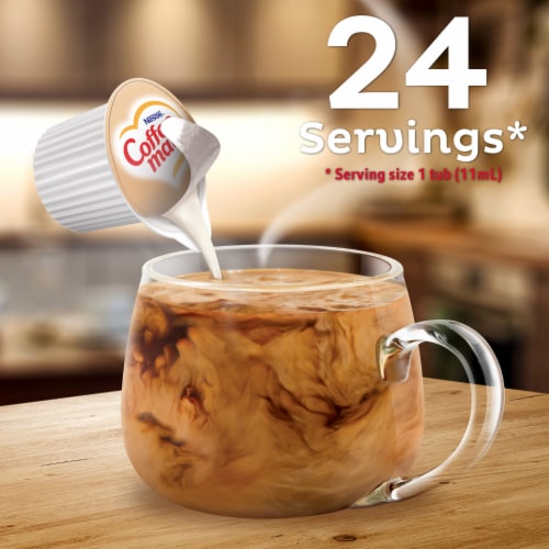 Nestle® Coffee Mate® Original Liquid Coffee Creamer Singles Perspective: left