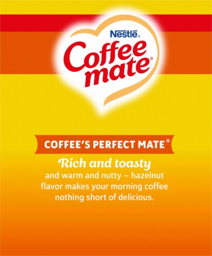 Coffee-mate® Hazelnut Flavored Single Serve Creamers Perspective: left