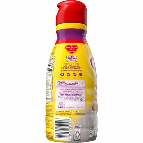 Coffee-mate Liquid Golden Grahams Creamer Perspective: left