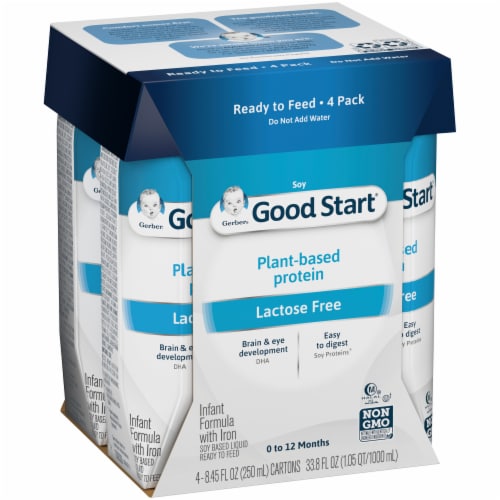 Gerber Good Start Soy Ready to Feed Infant Formula with Iron Perspective: left