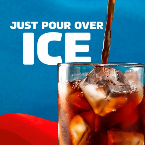 Seattle’s Best Iced Coffee Light Roast Style Black Unsweetened Ready to Drink Coffee Perspective: left