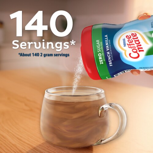 Nestle® Coffee Mate® Sugar Free French Banilla Powder Coffee Creamer Perspective: left