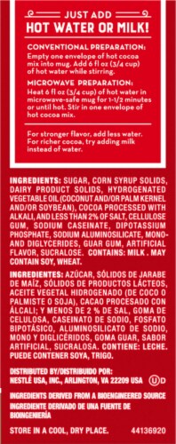 Nestlé® Rich Milk Chocolate Hot Chocolate Cocoa Mix Perspective: left