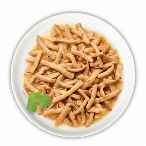 Purina® Friskies® Shreds Chicken & Salmon Dinner in Gravy Wet Cat Food Perspective: left