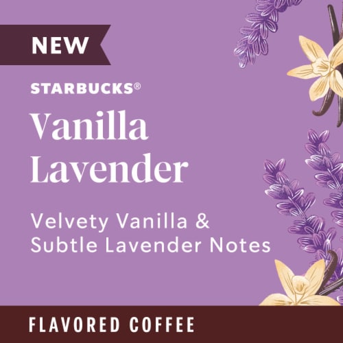 Starbucks Vanilla Lavender K-Cup Coffee Pods Perspective: left