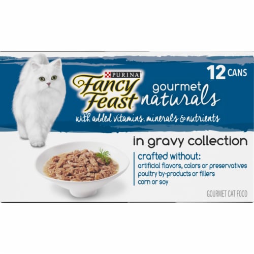 Fancy Feast Gourmet Naturals in Gravy Collection Wet Cat Food