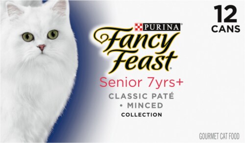 Purina® Fancy Feast® Classic Pate Minced Collection Cat Food Variety Pack Perspective: left