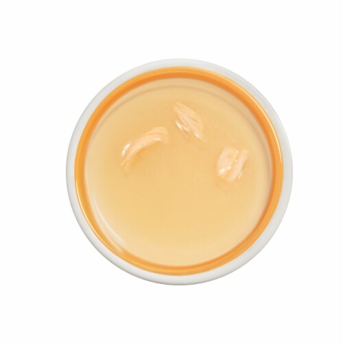 Purina Friskies Lickable Cat Treats Bits ‘n Broth With Shredded Chicken in a Dreamy Broth Perspective: left