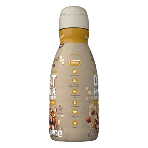 Coffeemate® Natural Bliss® Hazelnut Oat Milk Coffee Creamer Perspective: left