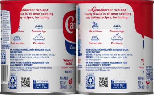 Carnation® Vitamin D Added Evaporated Milk Perspective: left
