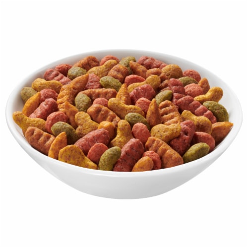 Purina Friskies Tender & Crunchy Combo Adult Dry Cat Food Chicken, Beef Flavors Perspective: left